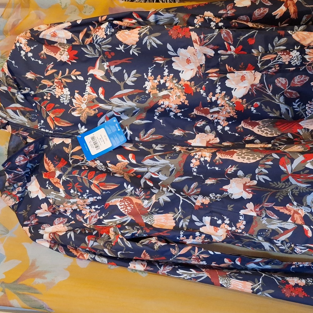 Rain Jacket from Columbia blue pattern